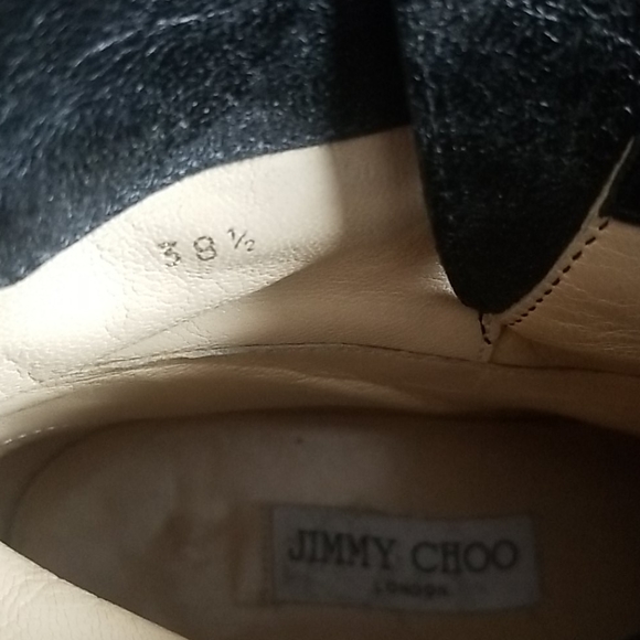 Jimmy Choo distressed moto boots - Picture 5 of 7